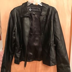 Large faux leather Jacket